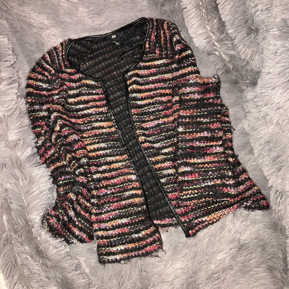 H&M Glitter Knit Cardigan